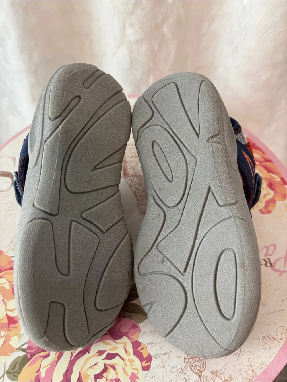 OshKosh B'gosh Navy and Orange Kids Water Shoes